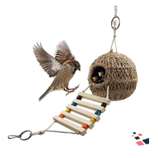 Natural Earthenware Jute Bird...